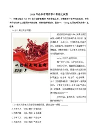 2025年山东省菏泽市中考语文试卷及答案
