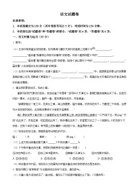 安徽省池州市部分学校2025年中考模拟语文试题（含解析）