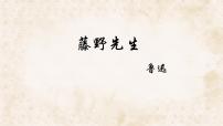 初中人教部编版（2024）7 藤野先生/鲁迅背景图课件ppt