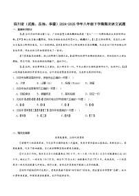 四川省广安市（武胜、岳池、华蓥）2024-2025学年八年级下学期期末考试语文试卷