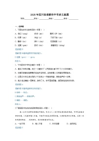 2025年四川省成都市中考语文真题（解析版）