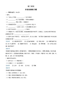 山东省烟台市芝罘区（五四制）2024-2025学年七年级下学期期末语文试题（含答案）