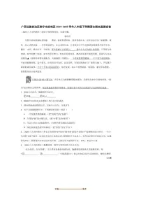 2024～2025学年广西壮族自治区南宁市武鸣区八年级下语文期末监测试卷