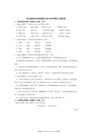 2025年四川省南充市名校联测中考语文三模试卷