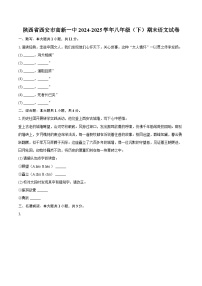 陕西省西安市高新一中2024-2025学年八年级（下）期末语文试卷【含答案】