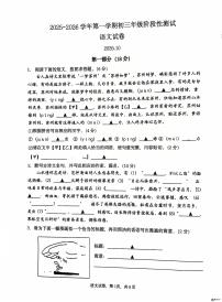江苏省苏州市姑苏区苏州市振华中学校2025-2026学年九年级上学期10月月考语文试题