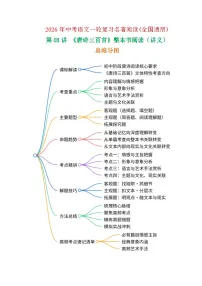 第03讲《唐诗三百首》整本书阅读(讲义）-2026年中考语文一轮复习名著阅读讲练(全国通用)