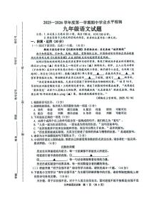江苏省连云港市灌南县2025-2026学年九年级上学期11月期中语文试题