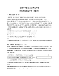 河南省信阳市平桥区2025-2026学年九年级上学期阶段测试语文试卷