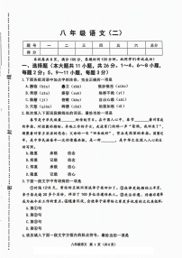 天津市河西区2024-2025学年八年级上学期期末语文试题