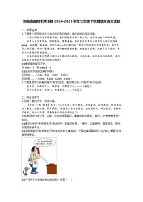 河南省南阳市淅川县2024-2025学年七年级下学期期末语文试题