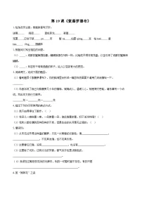 语文七年级下册（2024）紫藤萝瀑布复习练习题