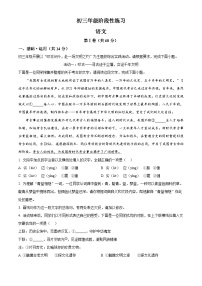 北京市首都师范大学附属中学2025-2026学年九年级上学期12月月考语文试题（含解析）