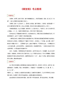 专题04 《陋室铭》考点梳理-2025-2026学年七年级语文下学期文言文考点梳理与真题训练