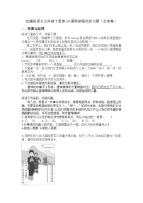 初中语文人教部编版（2024）七年级下册（2024）驿路梨花精练