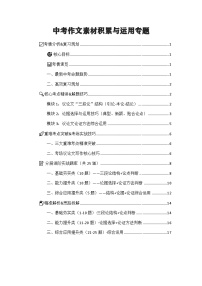 2026年中考语文二轮专题复习含答案  议论文写作练习（考点精讲+解题技巧+重难考点突破+实战题库）+通用版
