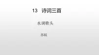 初中语文人教部编版九年级上册水调歌头说课ppt课件