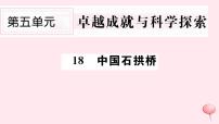 初中语文人教部编版八年级上册17 中国石拱桥公开课习题课件ppt