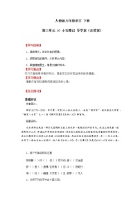 初中人教部编版10 小石潭记优秀学案