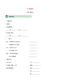 2021中考语文文言文复习测试八下12核舟记含解析