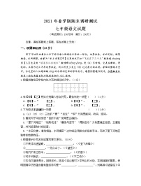 江苏省兴化市2020_2021学年七年级下学期期末考试语文试题（word版含答案）