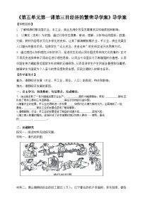 初中历史与社会人教版 (新课标)八年级下册农耕文明的繁盛学案