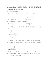 2020-2021学年吉林省松原市乾安县八年级（上）期末数学试卷（word解析版）