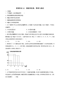 2021年（人教版）七年级数学暑假作业（12）数据的收集、整理与描述-（含解析）