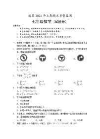 湖南省永州市道县2020-2021学年七年级下学期期末考试数学试题（word版 含答案）