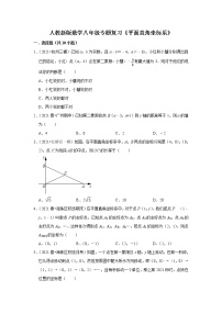 人教新版数学八年级专题复习《平面直角坐标系》（含答案）试卷