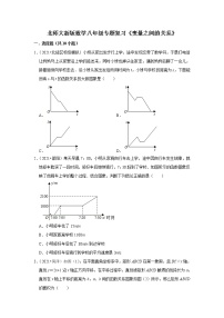 北师大新版数学八年级专题复习《变量之间的关系》（含答案）试卷