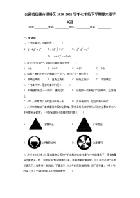 安徽省宿州市埇桥区2020-2021学年七年级下学期期末数学试题（word版 含答案）