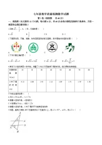 山东省济南市历下区2020-2021学年七年级下学期期末数学试题（word版 含答案）