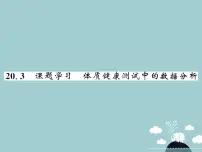人教版八年级下册20.3 体质健康测试中的数据分析课前预习ppt课件