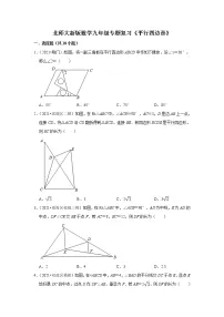 北师大新版数学八年级下册专题复习《平行四边形》(含答案)