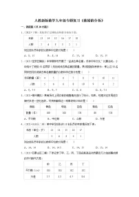 人教新版数学八年级下册专题复习《数据的分析》（含答案）
