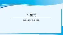 初中数学北师大版七年级上册3.3 整式课文内容课件ppt