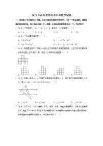 2021年山东省泰安市中考数学试卷