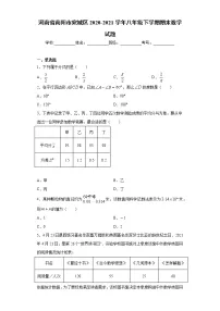 河南省南阳市宛城区2020-2021学年八年级下学期期末数学试题（word版 含答案）