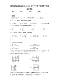 河南省商丘市柘城县2020-2021学年八年级下学期期中考试数学试题（word版 含答案）