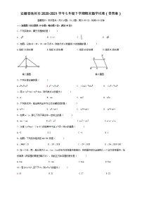 安徽省亳州市2020-2021学年七年级下学期期末（统考）数学试卷（word版 含答案）