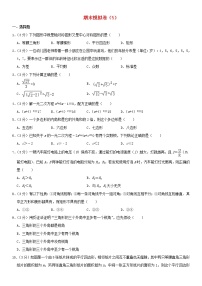 浙教版 八年级数学下学期期末模拟卷5（含答案）