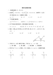 北师版八年级上册数学 期末达标检测卷