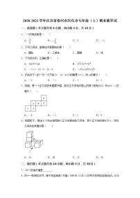 _江苏省泰州市兴化市2020-2021学年七年级上学期期末数学试  解析版练习题