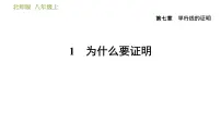 初中数学北师大版八年级上册1 为什么要证明习题课件ppt