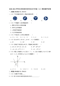 _江苏省泰州市兴化市2020-2021学年八年级上学期期末数学试卷（word解析版）