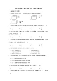 2021年新初一数学专题复习《统计与概率》