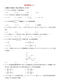 北师大版 八年级数学下学期期末模拟卷3（含解析）