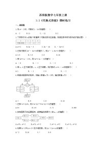 初中数学3.3 代数式的值课后测评