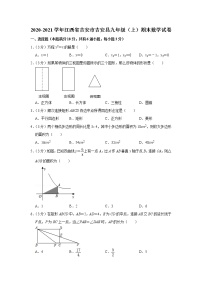 2020-2021学年江西省吉安市吉安县九年级（上）期末数学试卷